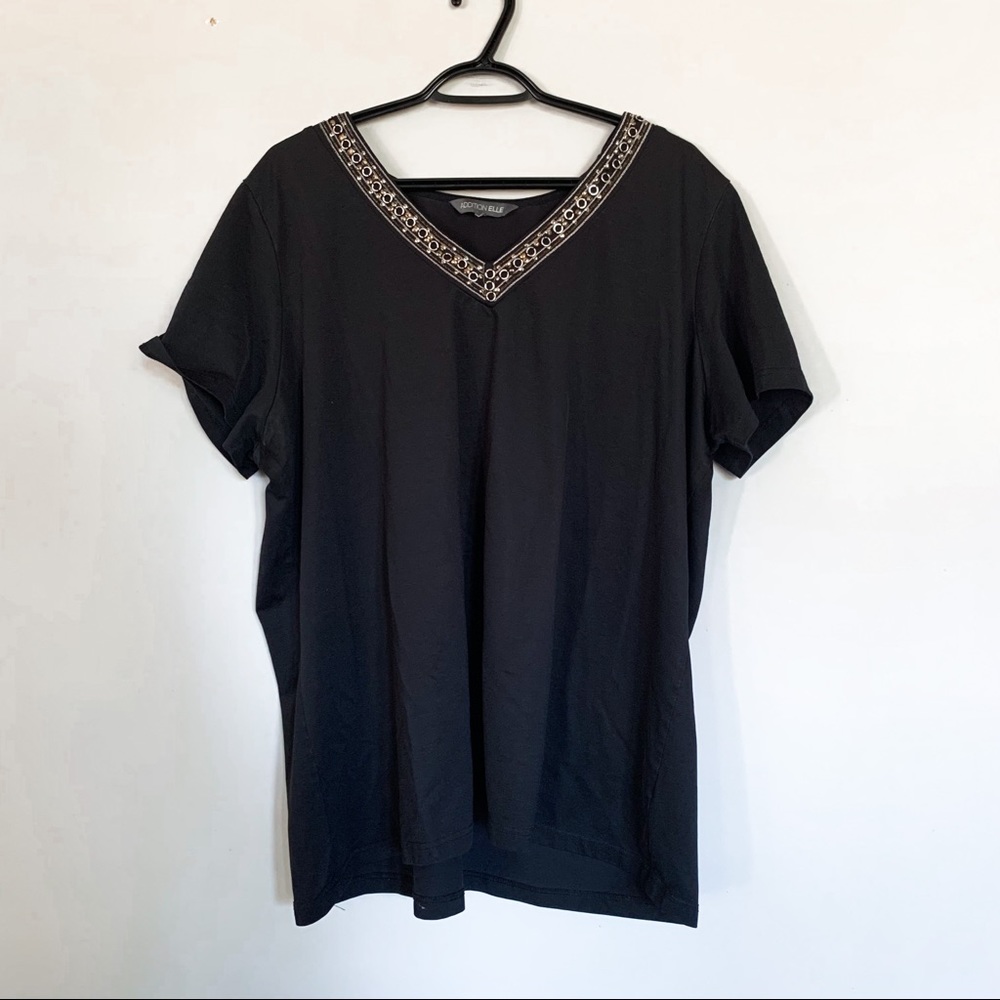 Addition Elle • Beaded Blouse